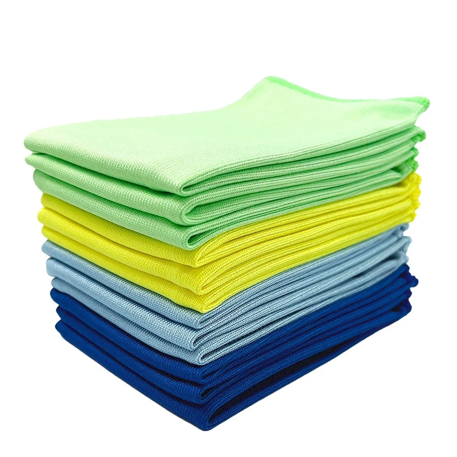 Chiffon de nettoyage en verre en microfibre | Non pelucheux et sans traces pour miroirs et écrans