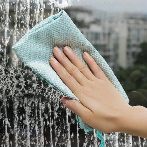 Serviette de nettoyage pour verre
