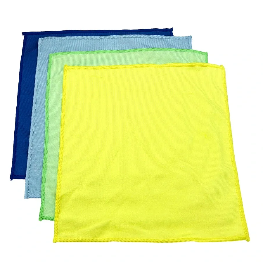 Serviettes de nettoyage en verre en microfibre | Non pelucheux et sans traces pour miroirs et fenêtres.