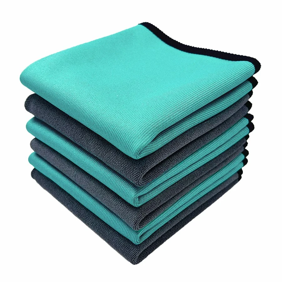Serviette multicouche en microfibre super fine | Sans traces pour le verre de voiture